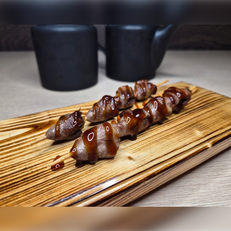 Шашлычок куриные сердечки